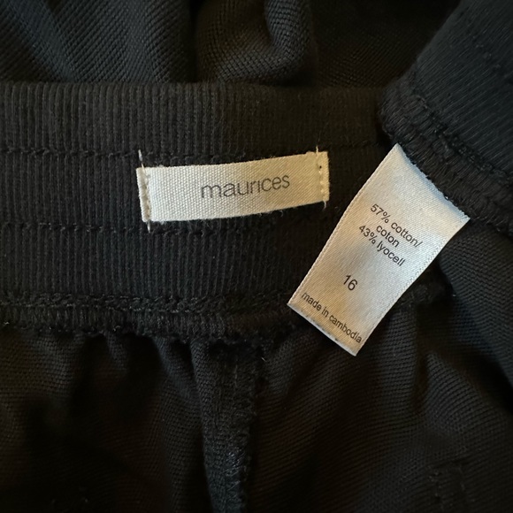 Maurices Elastic Waist Pants Size 16 in Size L - Picture 4 of 4
